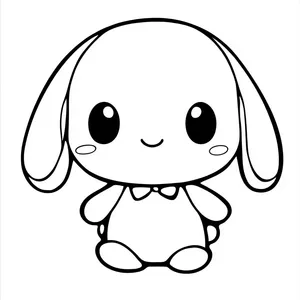 Coloring pages with cinnamoroll.