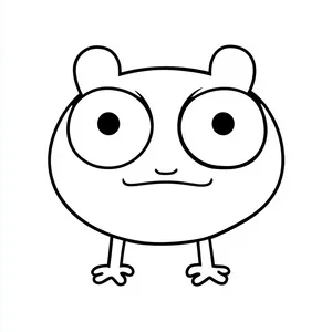 Coloring pages with keroppi.